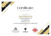 Wspaniały sukces Agaty Gawrońskiej